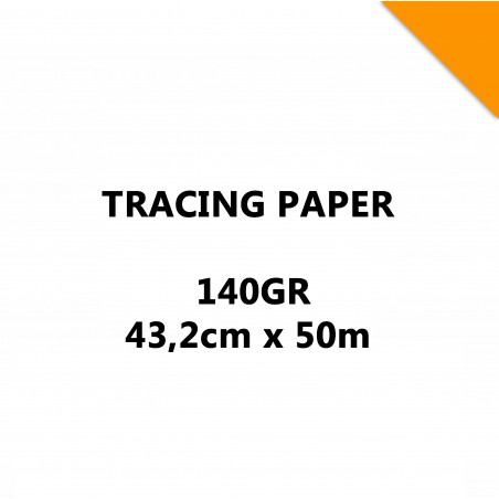 TRACING PAPER 140GR 0,432X50M