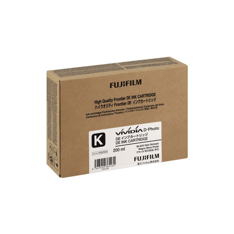 Cartuccia Black 200ml per Fuji DE100