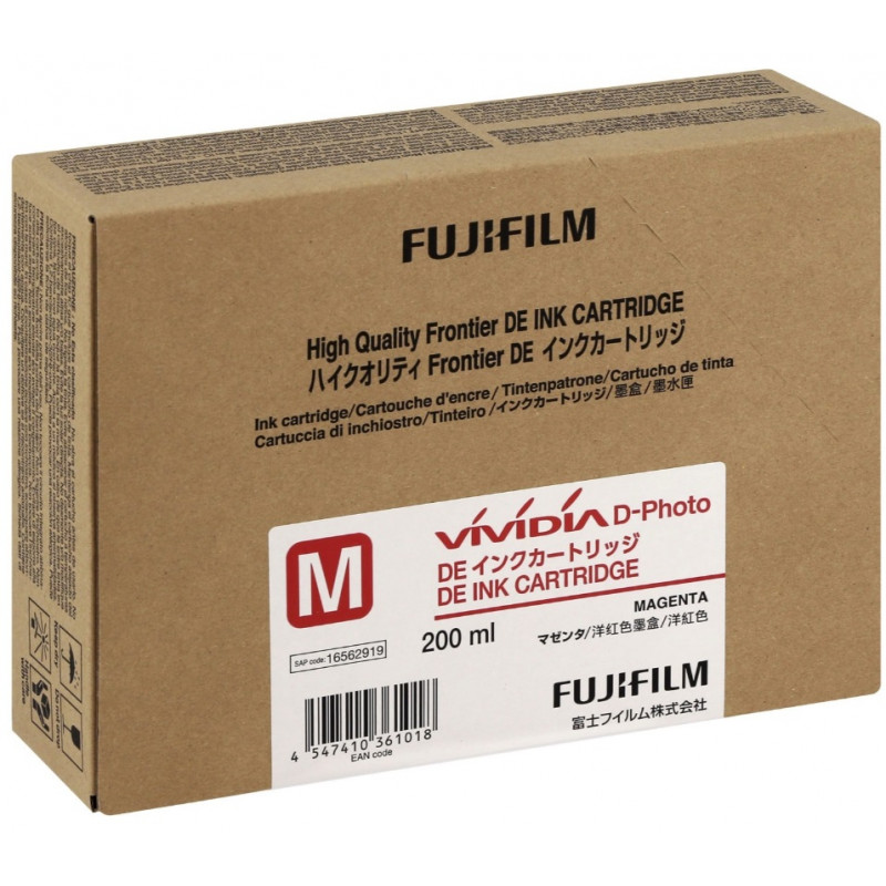 Cartuccia Magenta 200ml per Fuji DE100